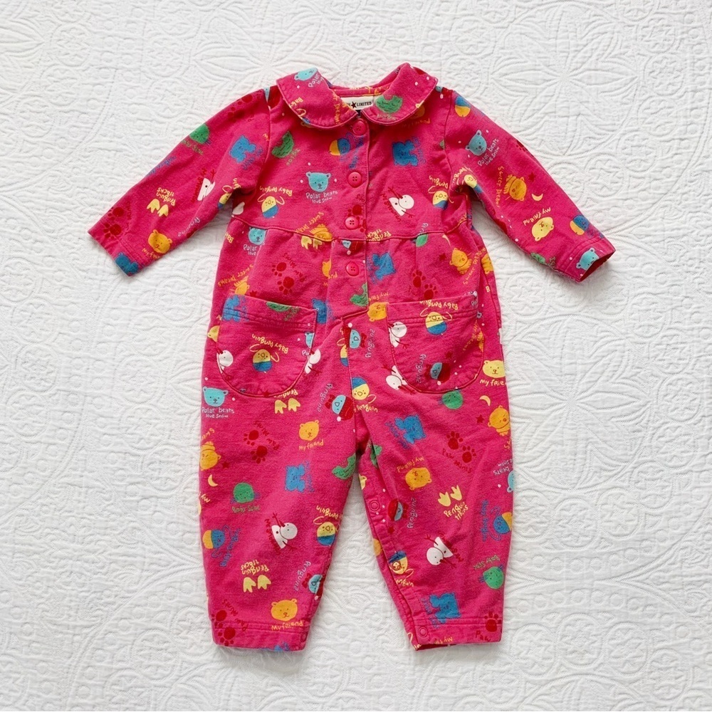 Vintage‎ The Limited Girls' Jumpsuit with Peter Pan Collar